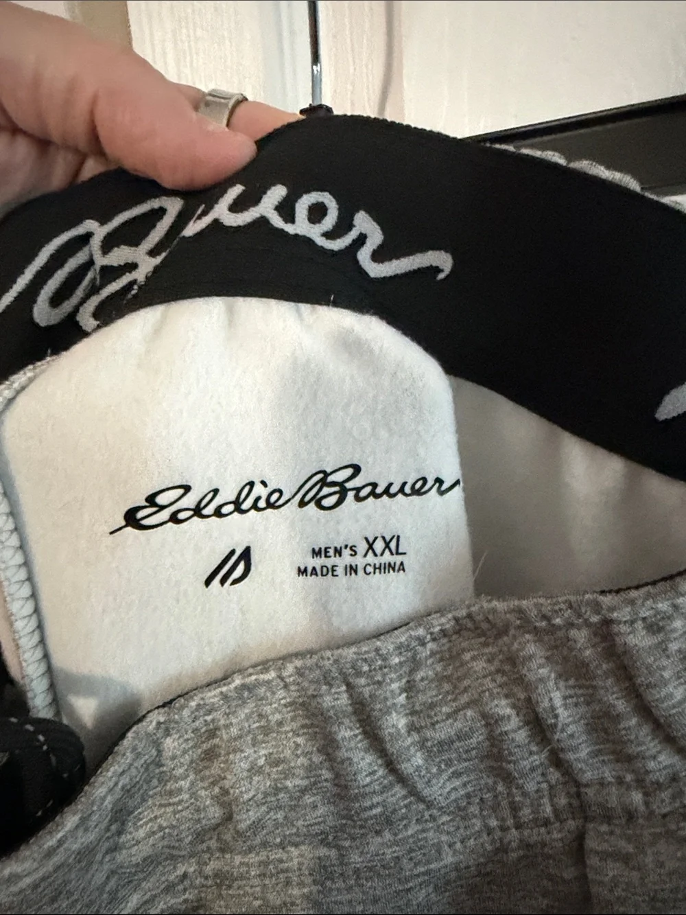 Eddie Bauer Heather Gray Men's Jogger Sweatpants